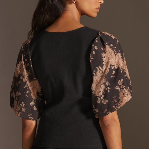 Dolan x Anthropologie Puff Sleeve Top - Picture 2 of 8